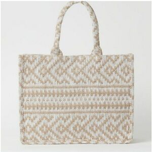 H&M woven tote